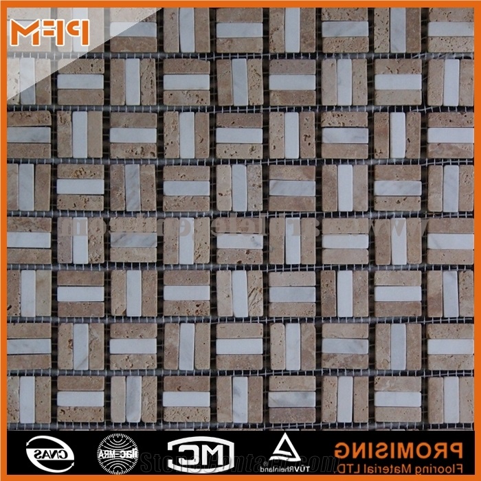 Marble Mosaic Art, Noble Glass Mix Stone Marble Mosaic Tiles & Slabs