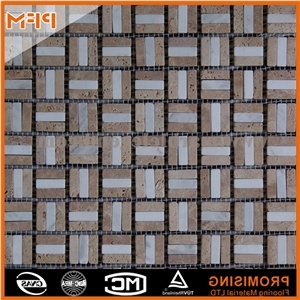 Marble Mosaic Art, Noble Glass Mix Stone Marble Mosaic Tiles & Slabs