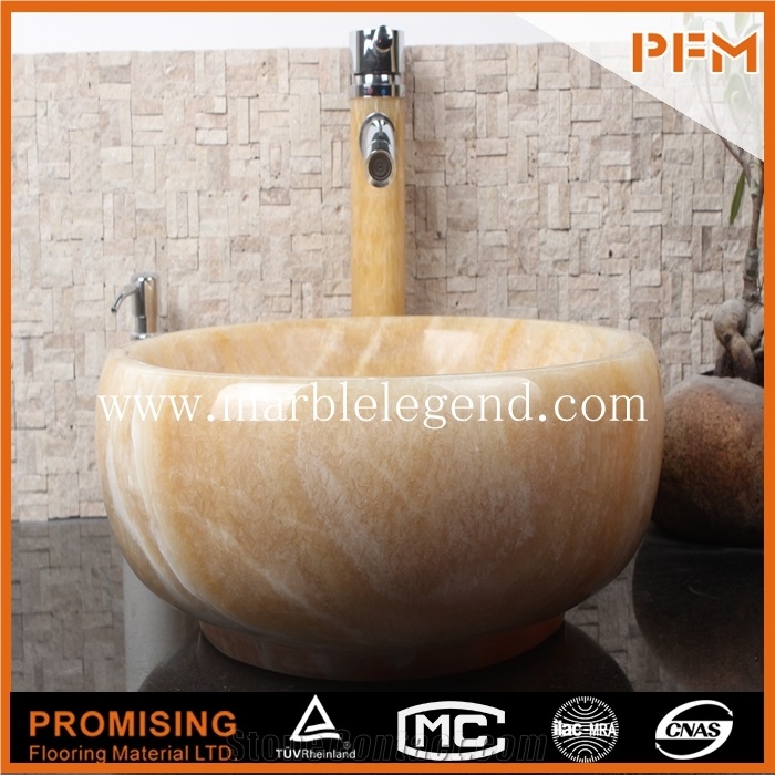 Modern Granite Sink for Bathroom,Bathroom Vessel Sink, Natural Stone Basin