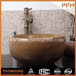 Modern Granite Sink for Bathroom,Bathroom Vessel Sink, Natural Stone Basin