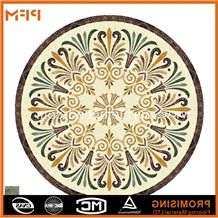 Modern Style and Hot Sale Marble Inlay Floor Design,Luxury Restaurant Floor and Wall Use Marble Inlay Wall Tiles, Dark Emperador/Golden Year/Rosso Verona/Crema Marfil/Honey Onyx/Onyx Green Marble Meda