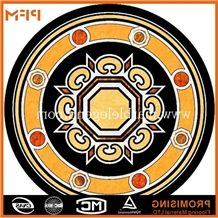 Modern Style and Hot Sale Marble Inlay Floor Design,Luxury Restaurant Floor and Wall Use Marble Inlay Wall Tiles, Dark Emperador/Golden Year/Rosso Verona/Crema Marfil/Honey Onyx/Onyx Green Marble Meda