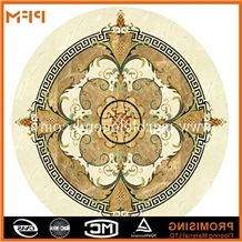 Modern Style and Hot Sale Marble Inlay Floor Design,Luxury Restaurant Floor and Wall Use Marble Inlay Wall Tiles, Dark Emperador/Golden Year/Rosso Verona/Crema Marfil/Honey Onyx/Onyx Green Marble Meda