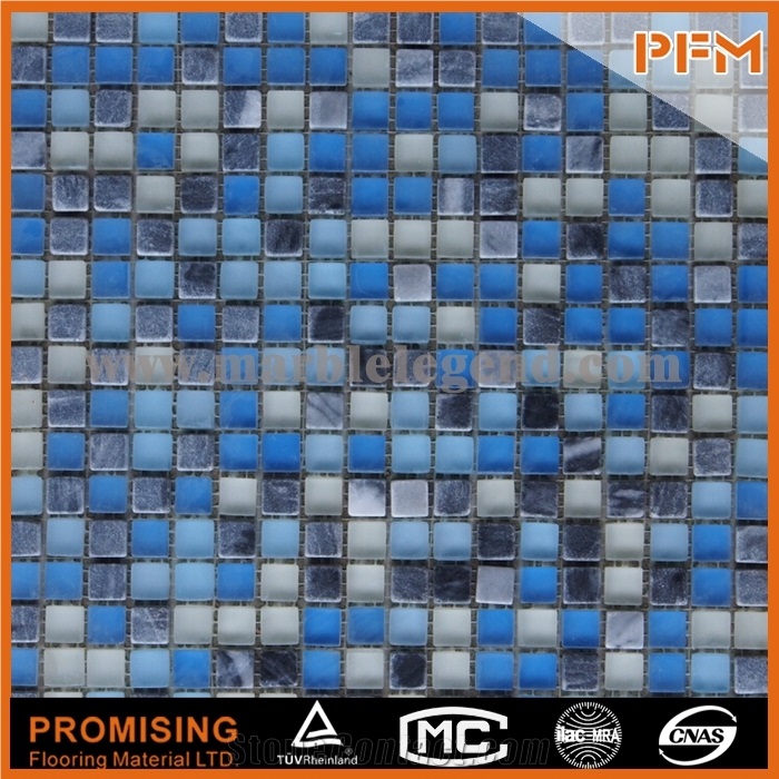 Modern Style Mosaic Design, Special Stone and Glass Mosaic Pattern,Marble Crystal Glass Stone Mosaic
