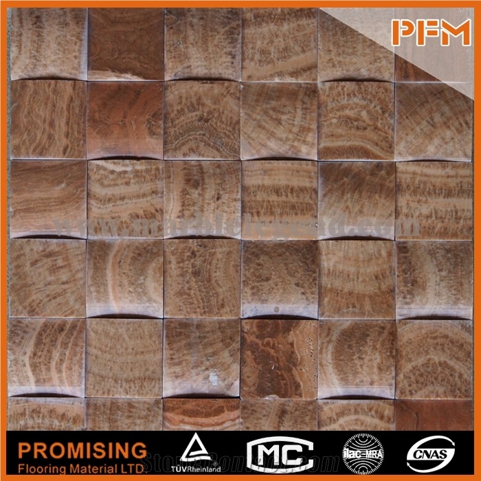 Mosaic Factory, Natural Split Basalt Mosaic & Blue Stone Mosaic，Interior Wall Paneling Green Cobble Stone Mosaic