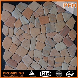 Muti-Size Foshan Atpalas Factory Wholesale Price for Self- Adhesive Brown Travertine Mosaic Popular