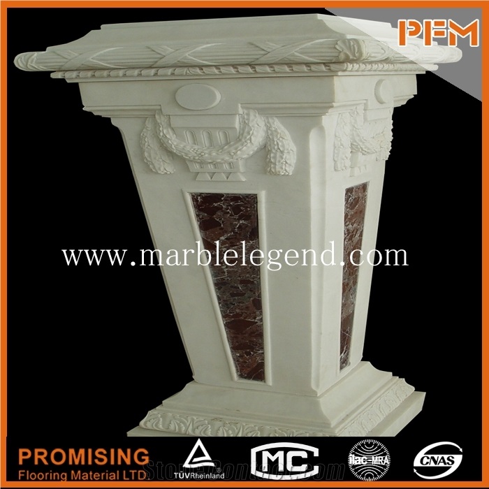 Natural Decorative Stone Roman Columns,Decorative Pillars and Columns,Indoor Pillar Decorative Hand Carved Large Stone Column
