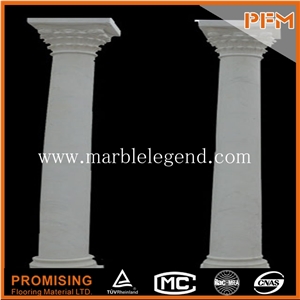 Natural Decorative Stone Roman Columns,Decorative Pillars and Columns,Indoor Pillar Decorative Hand Carved Large Stone Column
