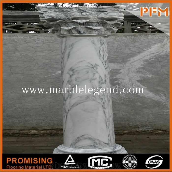 Natural Decorative Stone Roman Columns,Decorative Pillars and Columns,Indoor Pillar Decorative Hand Carved Large Stone Column