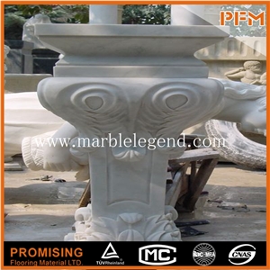 Natural Marble Columns for Sale,Wedding Decorations Marble Garden Stone Column