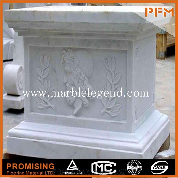 Natural Marble Columns for Sale,Wedding Decorations Marble Garden Stone Column