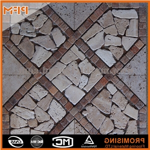 Natural Stone China Marquina Marble Mosaic Tiles with Cheap Price,Modern Stone Mosaic Tile for External Wall