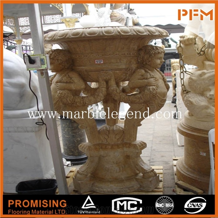 Nature Stone Of Flower Pot and Planter,Hot Sale Nature Marble Graden Flower Pot