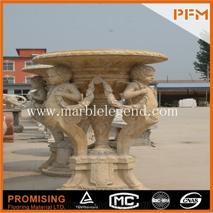 Nature Stone Of Flower Pot and Planter,Hot Sale Nature Marble Graden Flower Pot