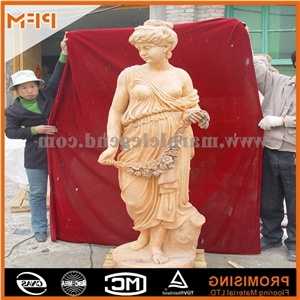 Ravenna Rosa Sunset Marble Marble Sculptured Statue /Western/European Customized Figure Human/Animal/ Hand Carving/For Outdoor/Garden