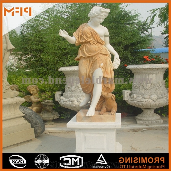 Ravenna Rosa Sunset Marble Marble Sculptured Statue /Western/European Customized Figure Human/Animal/ Hand Carving/For Outdoor/Garden