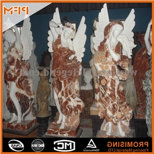 Red Jasper Marble Sculptured Statue /Western/European Customized Figure Human/Animal/ Hand Carving/For Outdoor/Garden