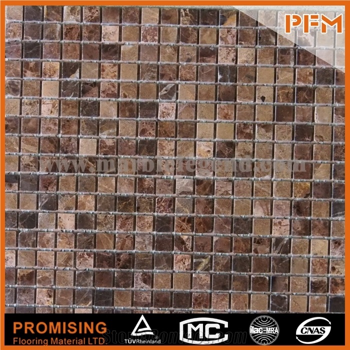 Red Marble Mosaic Tile Floor Mosaics,Floor Mosaics,Custom Mosaics
