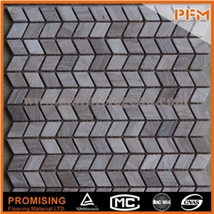 Salt Paving Natural Stone Grey Travertine Mosaic for Sale