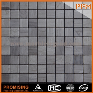 Salt Paving Natural Stone Grey Travertine Mosaic for Sale
