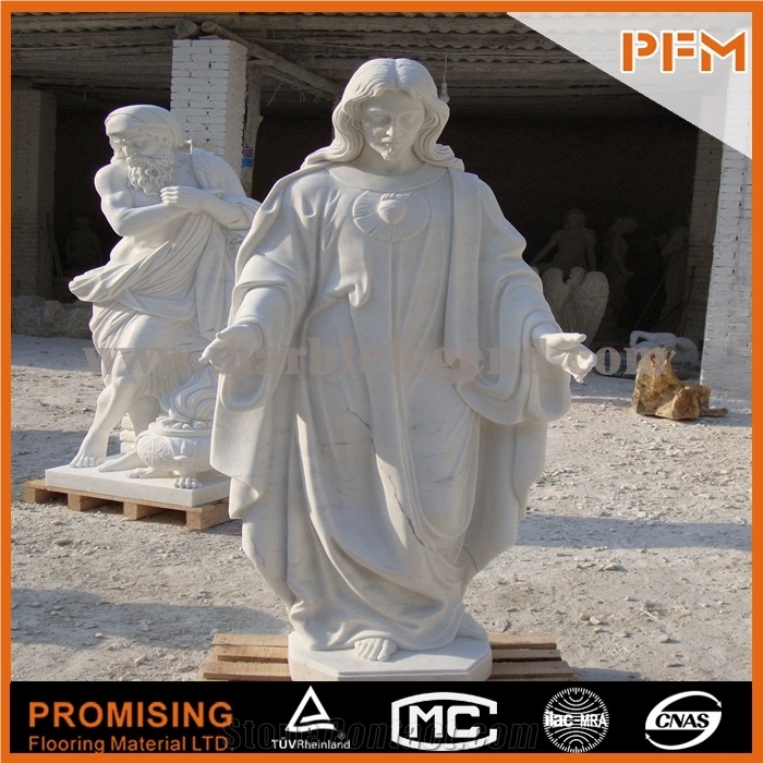 Sculpture and Carving Stone,Hunan White Marble Human Statue