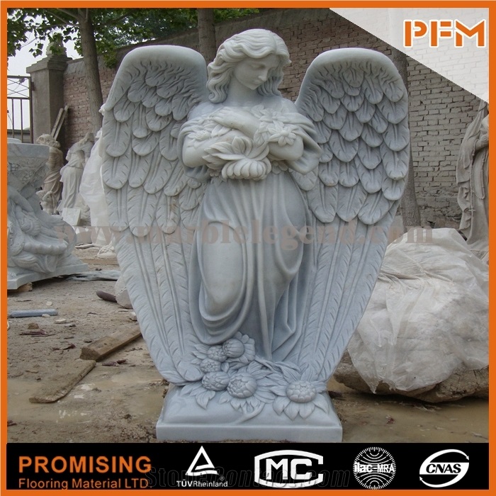 Sculpture and Carving Stone,Hunan White Marble Human Statue