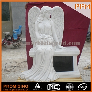 Sculpture and Carving Stone,Hunan White Marble Human Statue