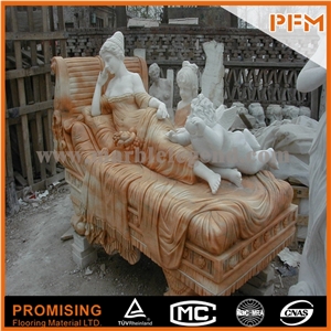 Sunset Red Marble Sculptured Statue, Western & European Customized Figure Human, Animal, Hand Carving for Outdoor & Garden Sunset Red Marble Sculptured Statue, Western & European Customized Figure Human, Animal, Hand Carving for Outdoor & Garden