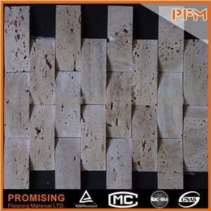Transparent Glass Blend Stone Multicolor Mosaic,Black and Grey Natural Stone Mosaic, Rhombus Stone Mosaic