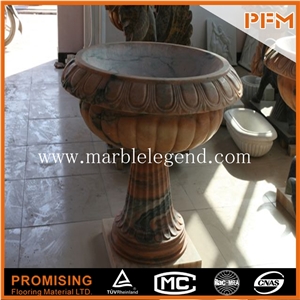 Various Big Outdoor Marble Garden Flower Pots and Planter