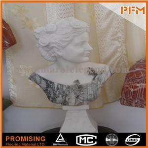 Verde Xiropotamos Marble Bust, Green Marble Sculpture & Statue