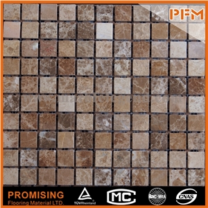 White Color Black and Gray Frosted Crystal Mix Pattern Stone Mosaic