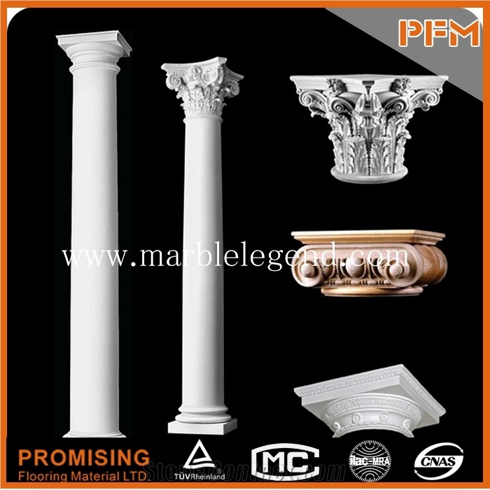 White Marble Columns,Marble Stone Column and Pillar