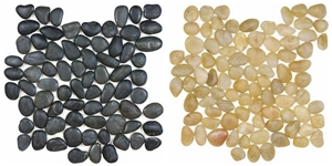 Natural Pebble Tile Polished