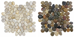 Natural Pebble Tile Polished