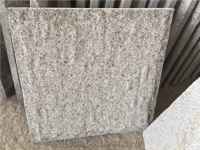G682 Mushroom Stone for Wall Cladding, Yellow Granite Mushroom Stone Wall Panel
