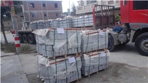 Pineapple Kerbstone,Curbstone,China Grey Granite Kerbstone
