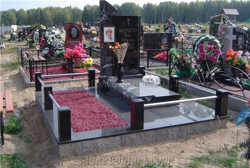 Absolute Shanxi Black Headstones,Custom Monuments,Jewish Style Monuments