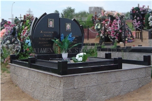 Absolute Shanxi Black Headstones,Custom Monuments,Jewish Style Monuments