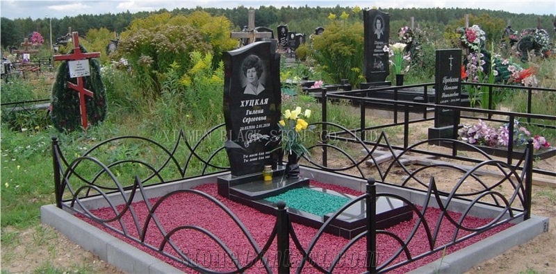 Absolute Shanxi Black Headstones,Custom Monuments,Jewish Style Monuments