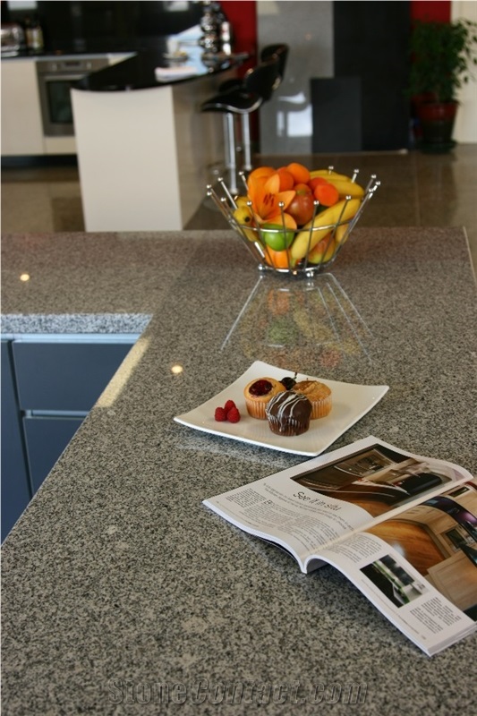 G603 China Grey Granite Kitchen Countertops / Western Design Desk Tops/Vanity Top/Island Tops& Bar Top