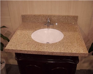 G682 Sunset Gold Yellow Granite Kitchen Countertops / Western Design Desk Tops/Vanity Top/Island & Bar Top