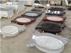 Indian red granite heart with flower monuments, tombstones, gravestone,headstones,