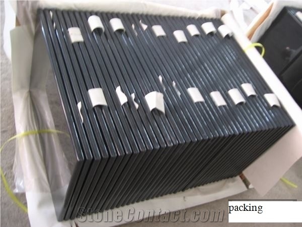 Polished Shanxi Black Granite,China Absolute Black Granite Tiles &Slab