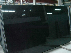Polished Shanxi Black Granite,China Absolute Black Granite Tiles &Slab