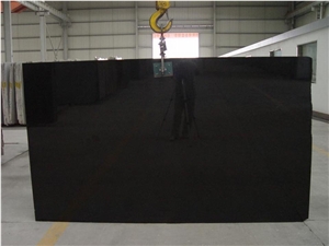 Polished Shanxi Black Granite,China Absolute Black Granite Tiles &Slab