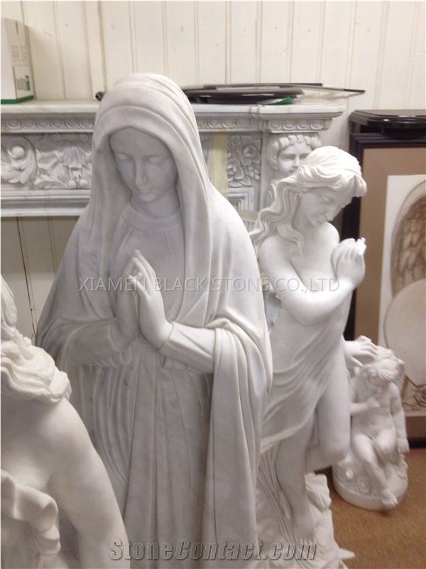 White Angel Design Monuments West Style Tombstones Granite, China Galaxy White Granite Headstones & Gravestone