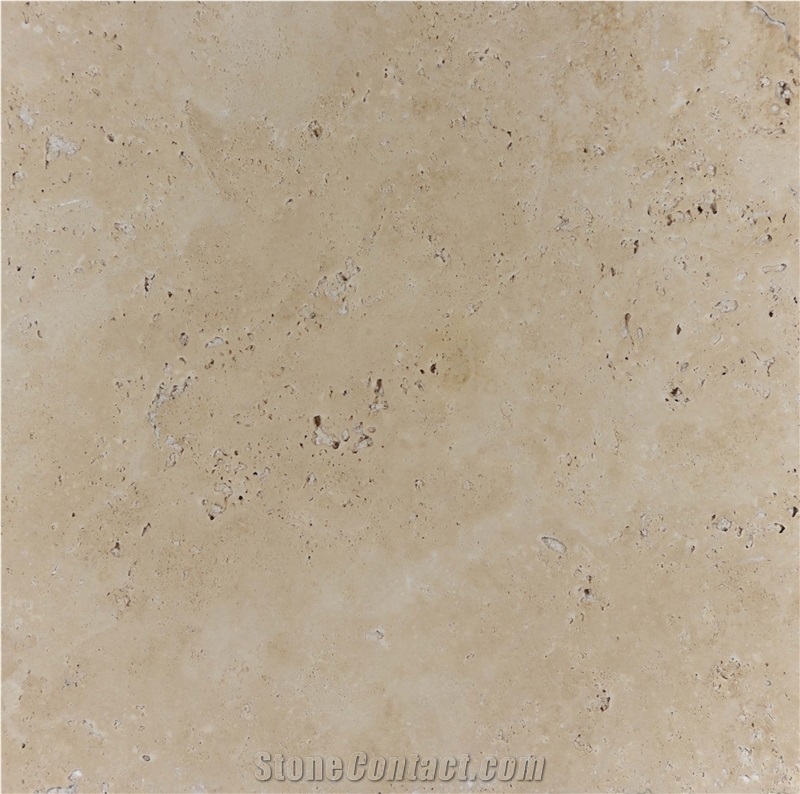 Cream Travertine Block, Iran Beige Travertine