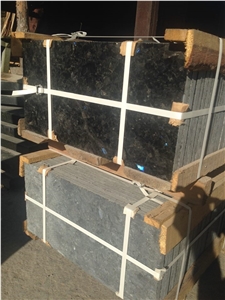 Tiles from Granite Labradorite Volga Blue, Volga Blue Extra, Extra Blue Ukraine, Galactic Blue, Blue Volga (Black Sea) Tiles from Granite Labradorite Volga Blue, Volga Blue Extra, Extra Blue Ukraine, Galactic Blue, Blue Volga (Black Sea)