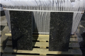 Tiles from Granite Labradorite Volga Blue, Volga Blue Extra, Extra Blue Ukraine, Galactic Blue, Blue Volga (Black Sea)